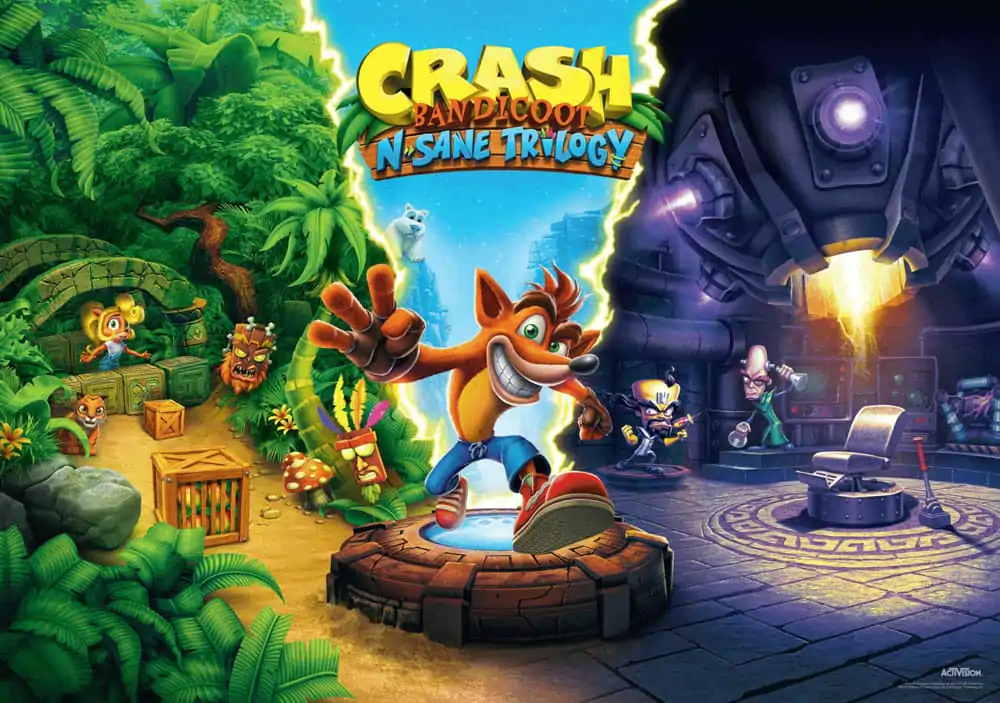 Crash Bandicoot N Sane Triology Puzzle (1000 Teile) Produktfoto