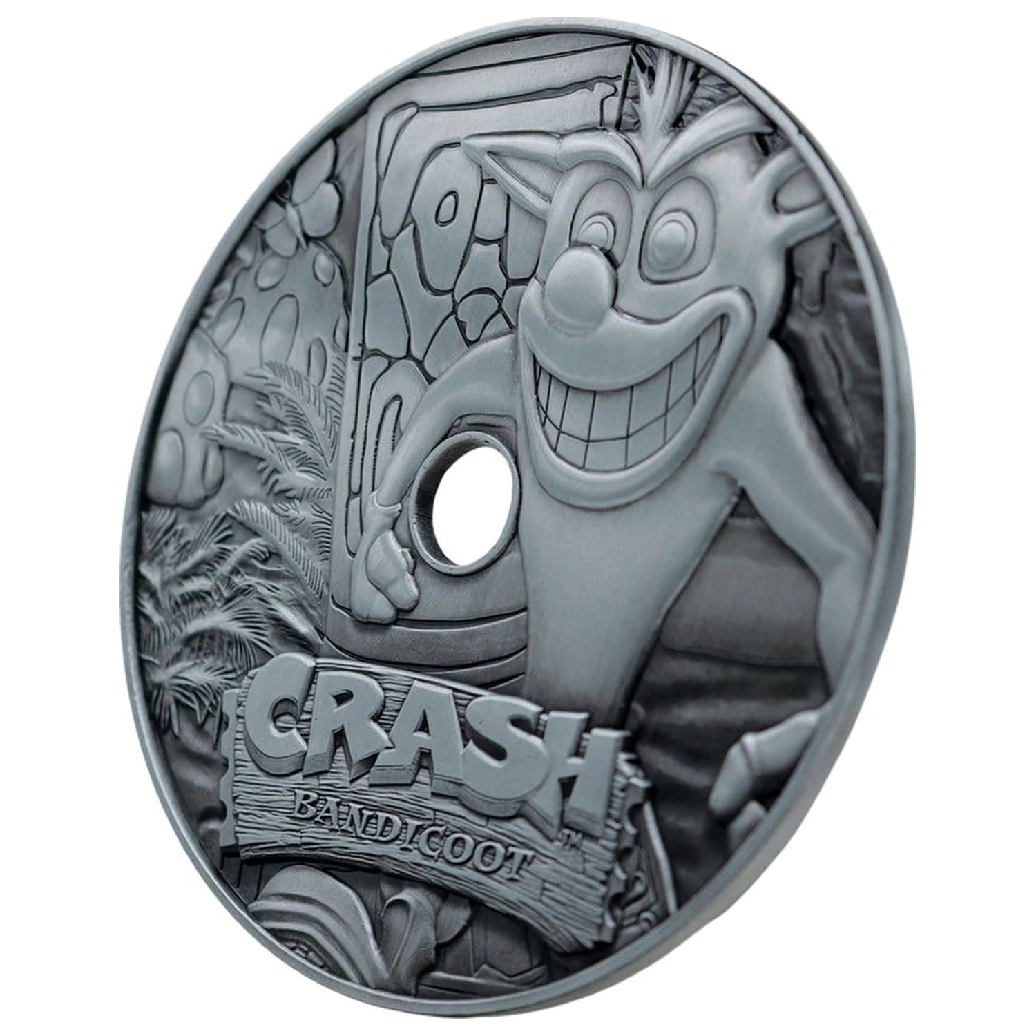 Crash Bandicoot Nachbildung Metall CD-ROM Sammlerstück Limitierte Auflage 11 cm Produktfoto
