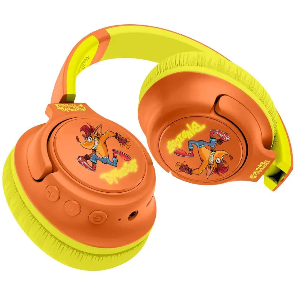 Crash Bandicoot kabellos LED Kopfhörer Produktfoto