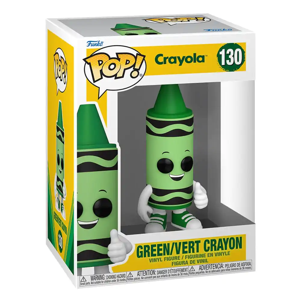 Crayola POP! Vinyl Figur Green Crayon 9 cm Produktfoto
