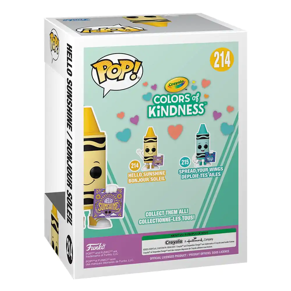 Crayola POP! Vinyl Figur Yellow Crayon(Kindness) 9 cm Produktfoto