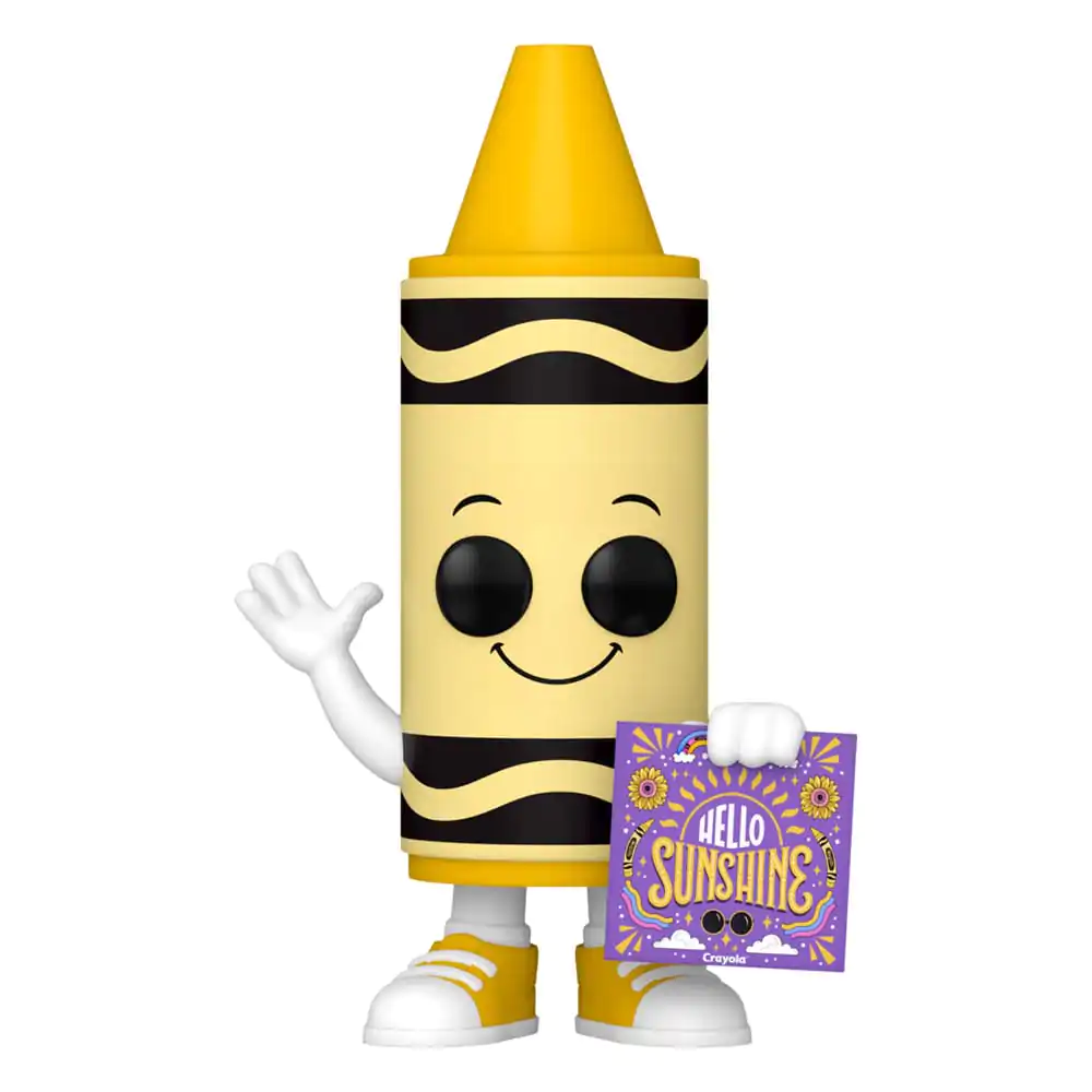 Crayola POP! Vinyl Figur Yellow Crayon(Kindness) 9 cm Produktfoto