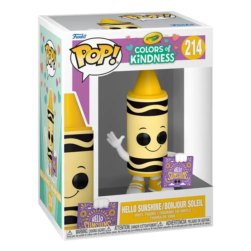 Crayola POP! Vinyl Figur Yellow Crayon(Kindness) 9 cm Produktfoto