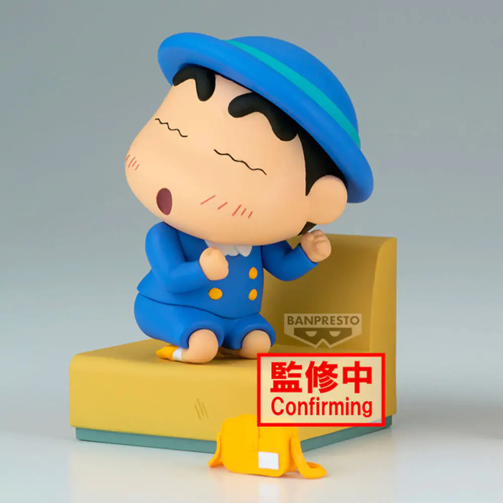 Crayon Shinchan Nakayoshi Memories Let's Go To Kindergarten Shinnosuke Figur 10cm Produktfoto