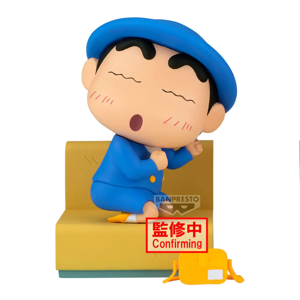 Crayon Shinchan Nakayoshi Memories Let's Go To Kindergarten Shinnosuke Figur 10cm Produktfoto