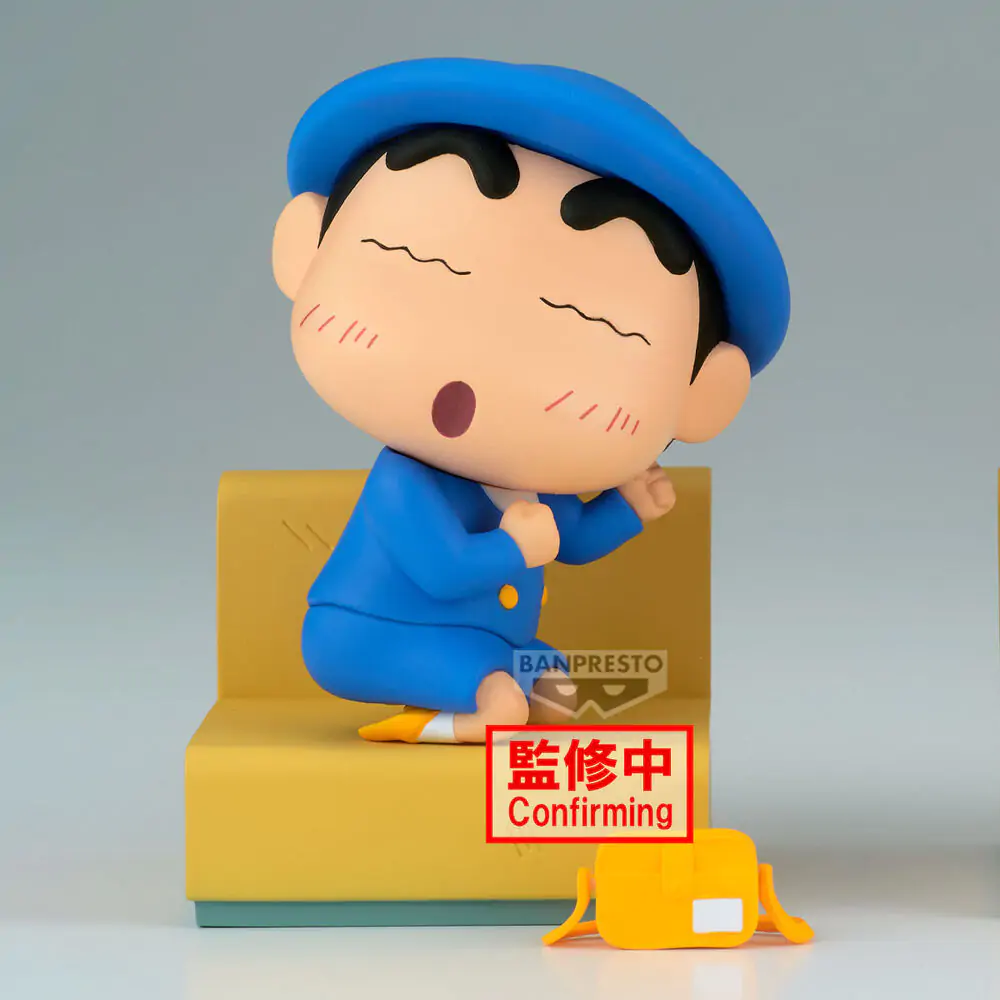 Crayon Shinchan Nakayoshi Memories Let's Go To Kindergarten Shinnosuke Figur 10cm Produktfoto