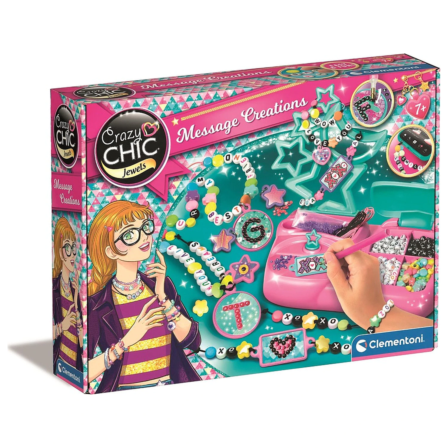 Crazy Chic Message Schmuckherstellungs Kreativset Produktfoto