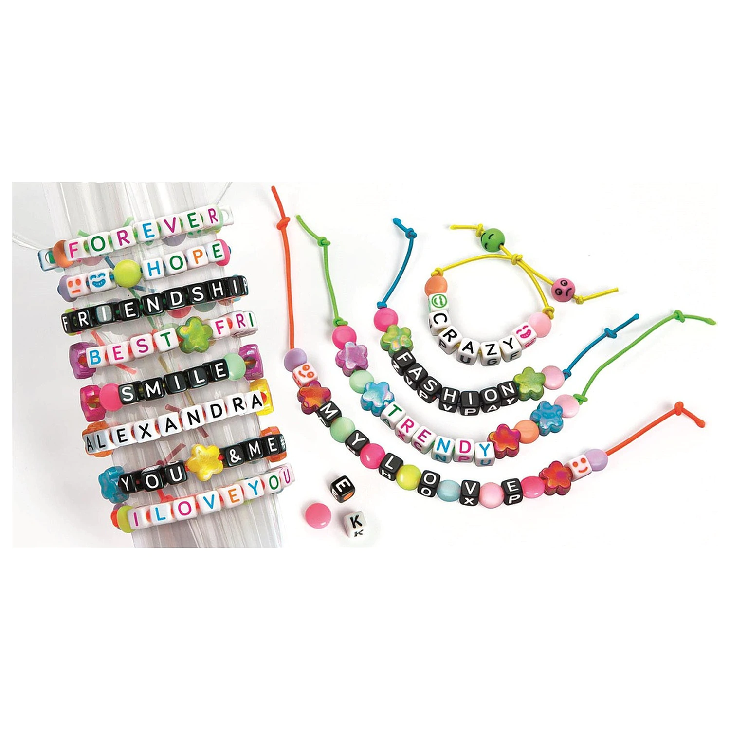 Crazy Chic Nachrichten Armband Maker Kreativ-Set Produktfoto