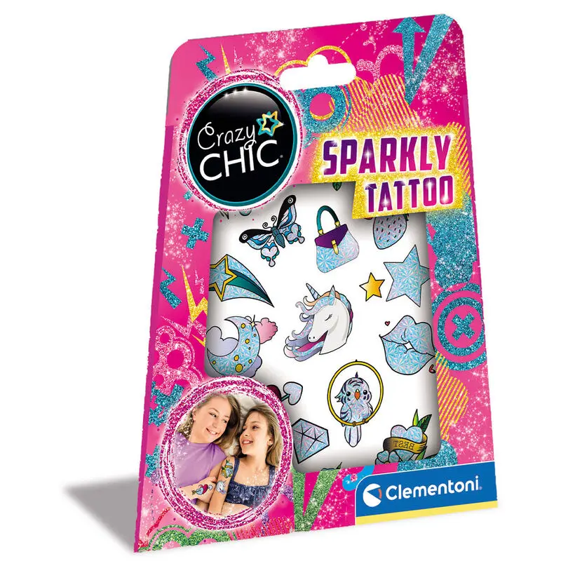 Crazy Chic Glitzer-Tattoo Produktfoto