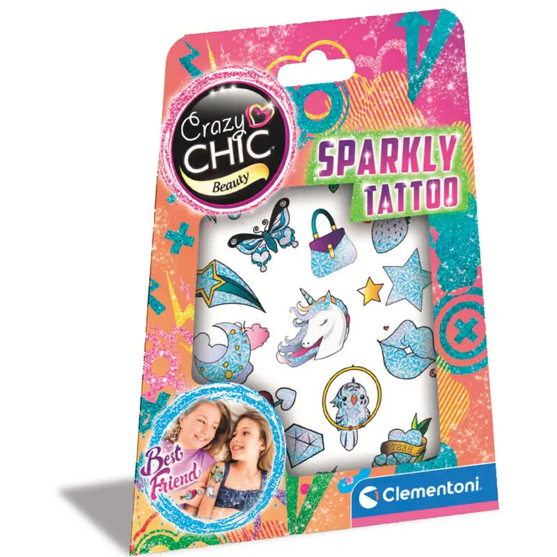 Crazy Chic Glitzer-Tattoo Produktfoto