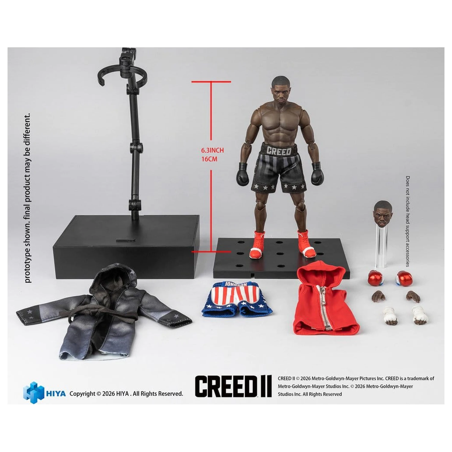 Creed II Exquisite Super Action Figur 1/12 Adonis Creed 16 cm Produktfoto