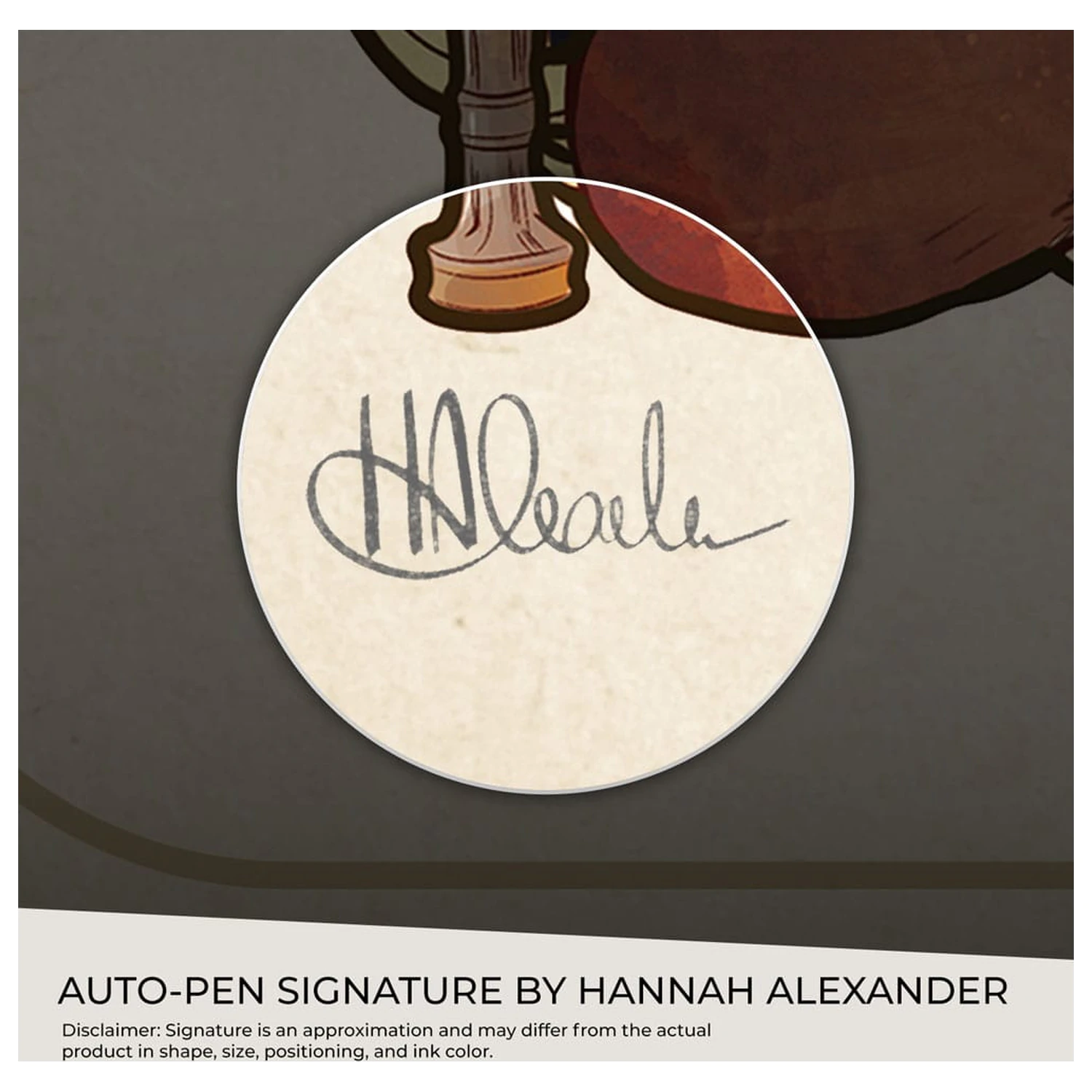 Critical Role Art Print Ashley Johnson: 10th Anniversary Art Nouveau Illustrations 46 x 28 Zentimeter - ungerahmt Produktfoto