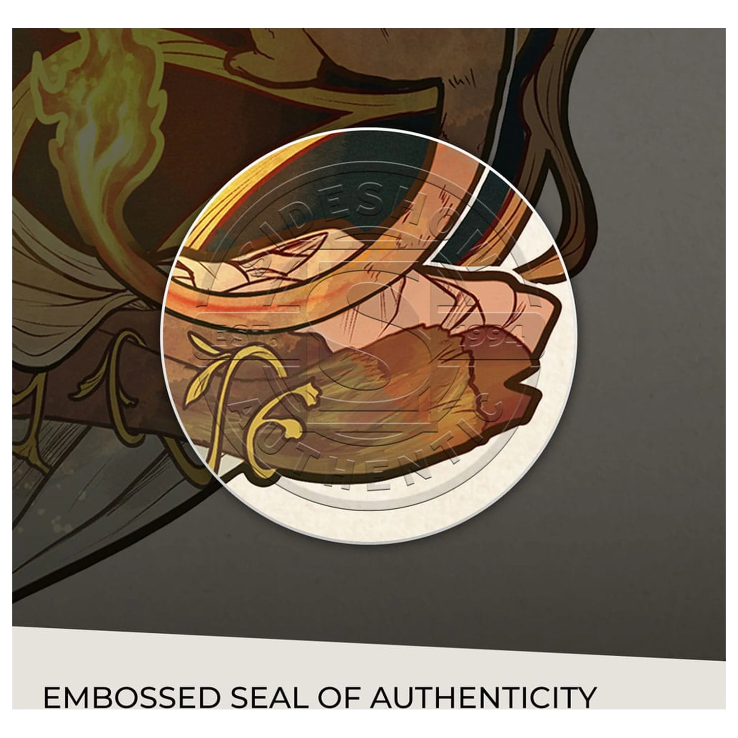 Critical Role Art Print Ashley Johnson: 10th Anniversary Art Nouveau Illustrations 46 x 28 Zentimeter - ungerahmt Produktfoto