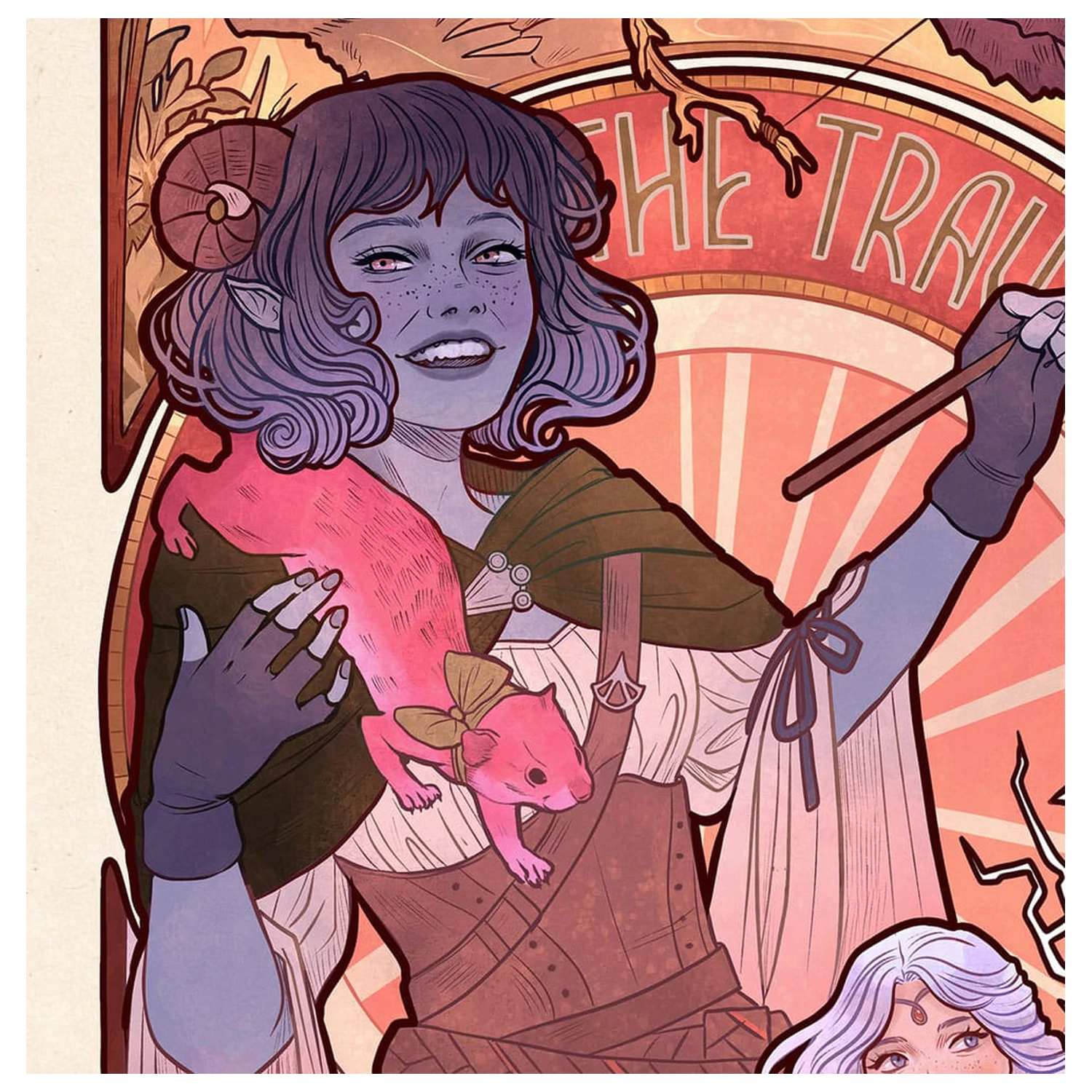 Critical Role Kunstdruck Laura Bailey: 10th Anniversary Art Nouveau Illustrations 46 x 28 cm - ungerahmt Produktfoto