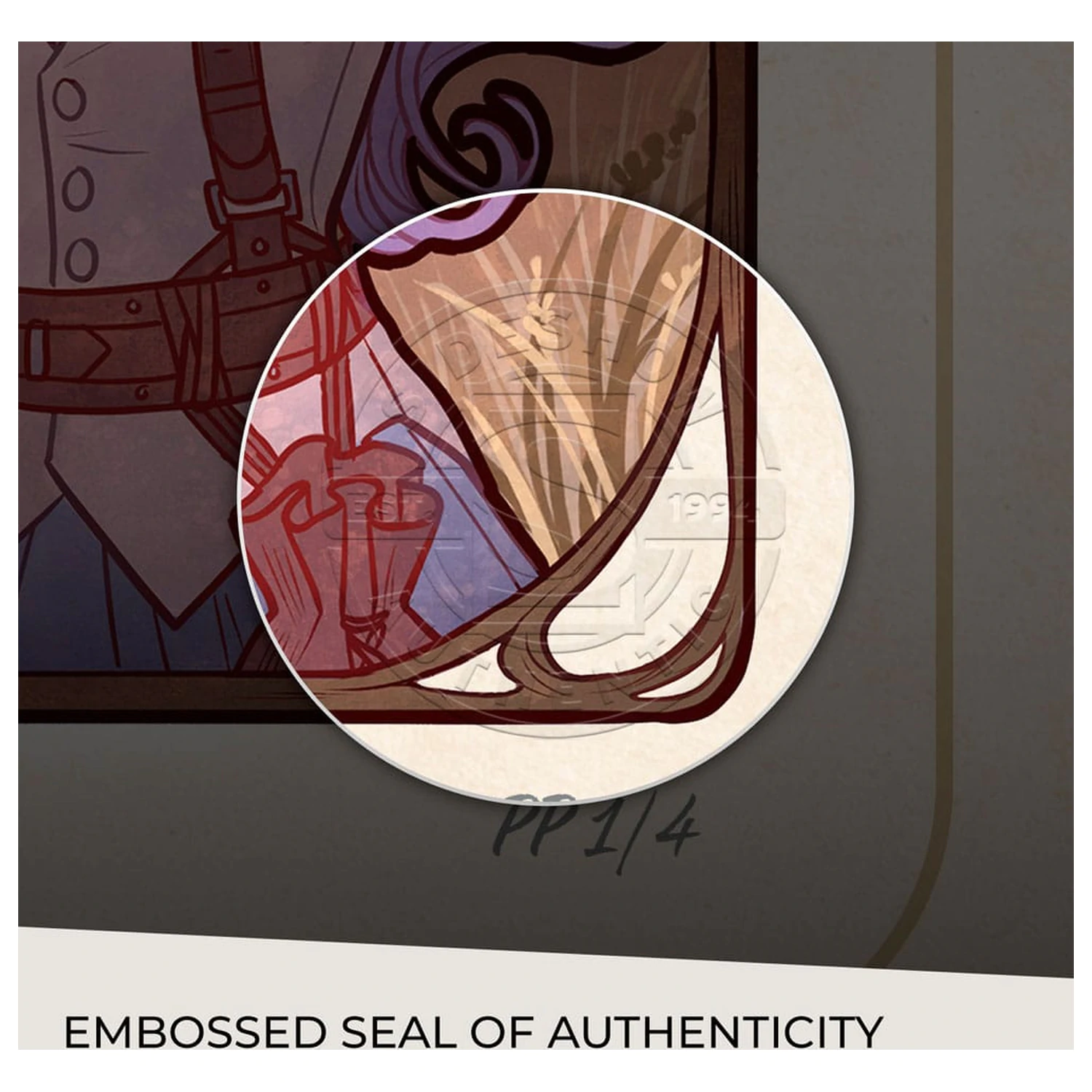 Critical Role Kunstdruck Laura Bailey: 10th Anniversary Art Nouveau Illustrations 46 x 28 cm - ungerahmt Produktfoto