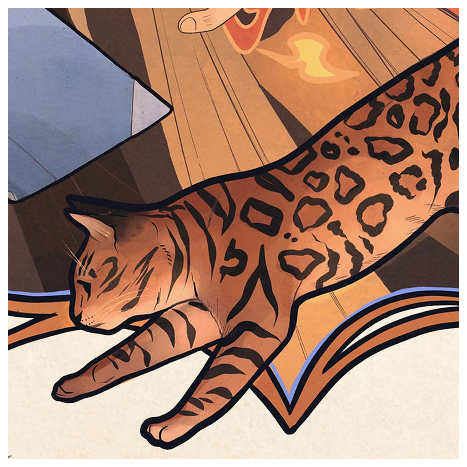 Critical Role Art Print Liam O'Brien: 10th Anniversary Art Nouveau Illustrations 46 x 28 cm - ungerahmt Produktfoto