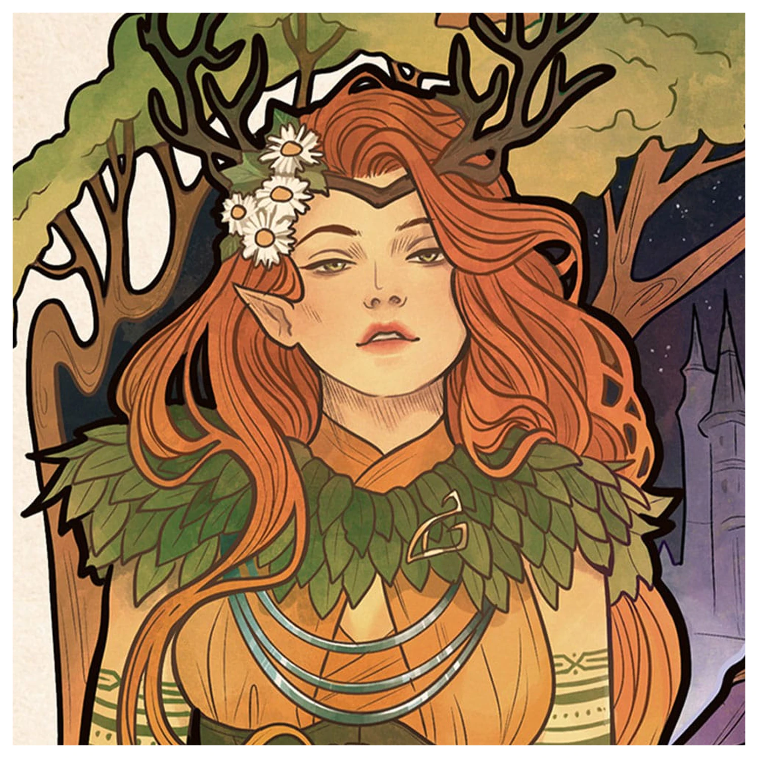 Critical Role Kunstdruck Marisha Ray: 10th Anniversary Art Nouveau Illustrations 46 x 28 Zentimeter - ungerahmt Produktfoto