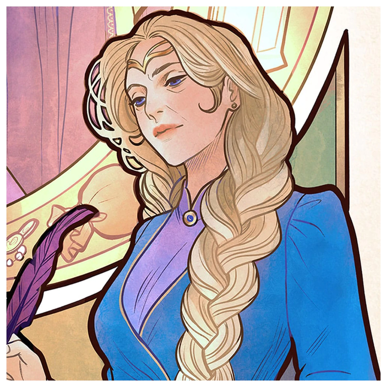 Critical Role Art Print Matthew Mercer: 10th Anniversary Art Nouveau Illustrationen 46 x 28 cm - ungerahmt Produktfoto