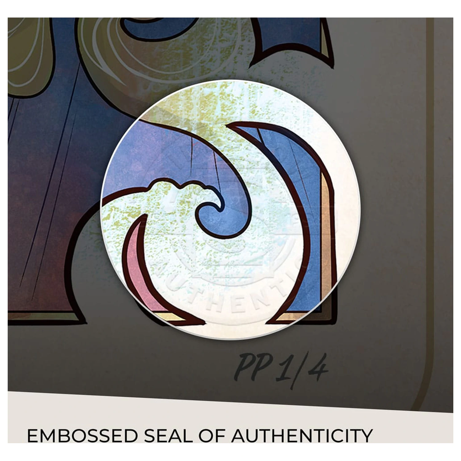 Critical Role Art Print Matthew Mercer: 10th Anniversary Art Nouveau Illustrationen 46 x 28 cm - ungerahmt Produktfoto