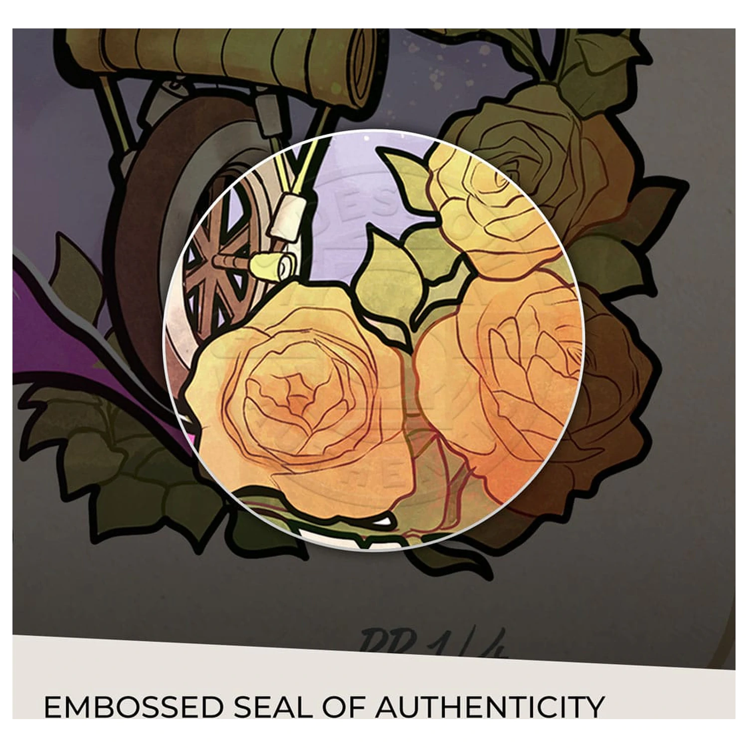 Critical Role Art Print Sam Riegel: 10th Anniversary Art Nouveau Illustrations 46 x 28 cm - ungerahmt Produktfoto