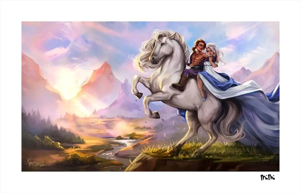 Critical Role Kunstdruck Scanlan Shorthalt & Pike Trickfoot: A Humble Portrait 71 x 46 cm - ungerahmt Produktfoto