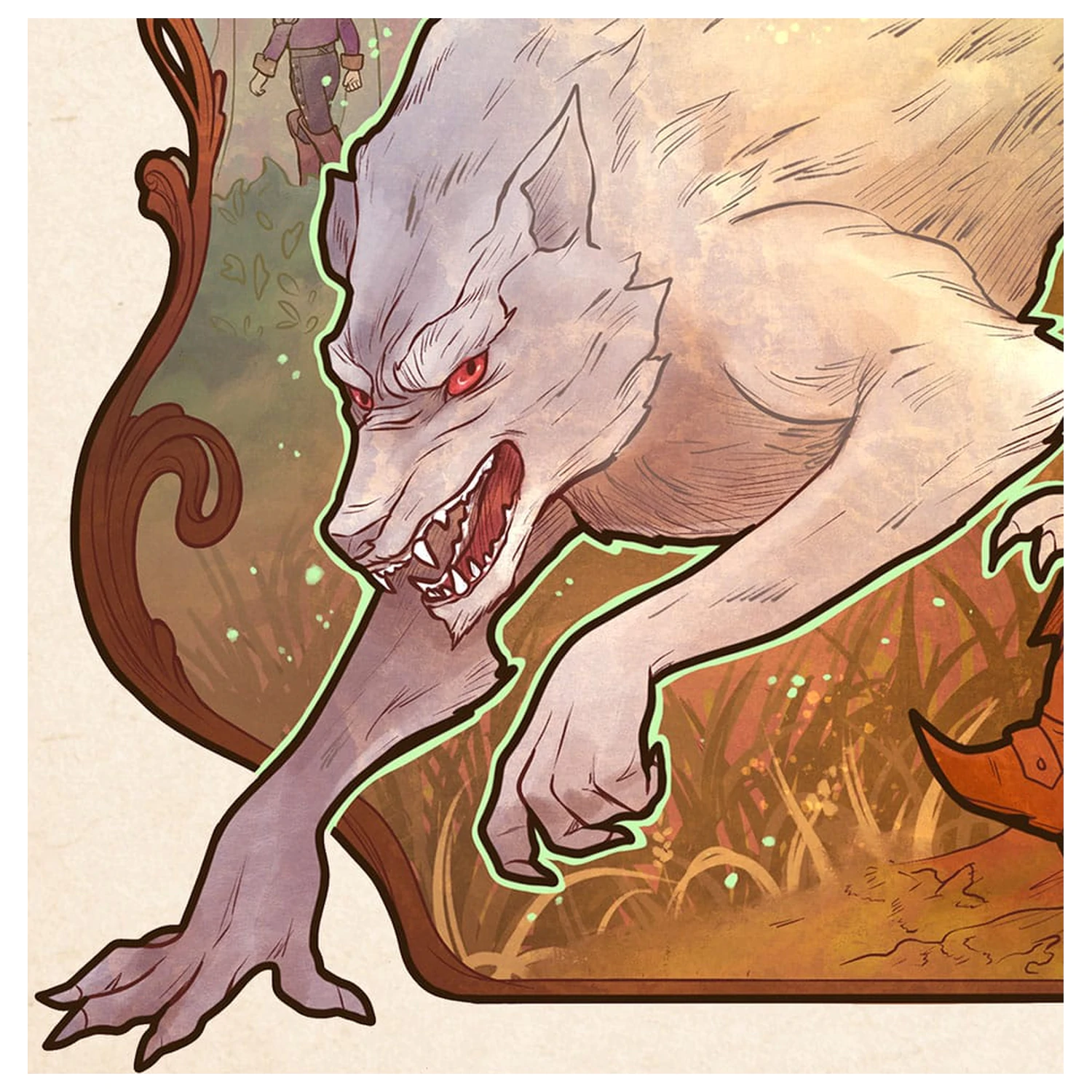 Critical Role Kunstdruck Travis Willingham: 10th Anniversary Art Nouveau Illustrations 46 x 28 cm - ungerahmt Produktfoto