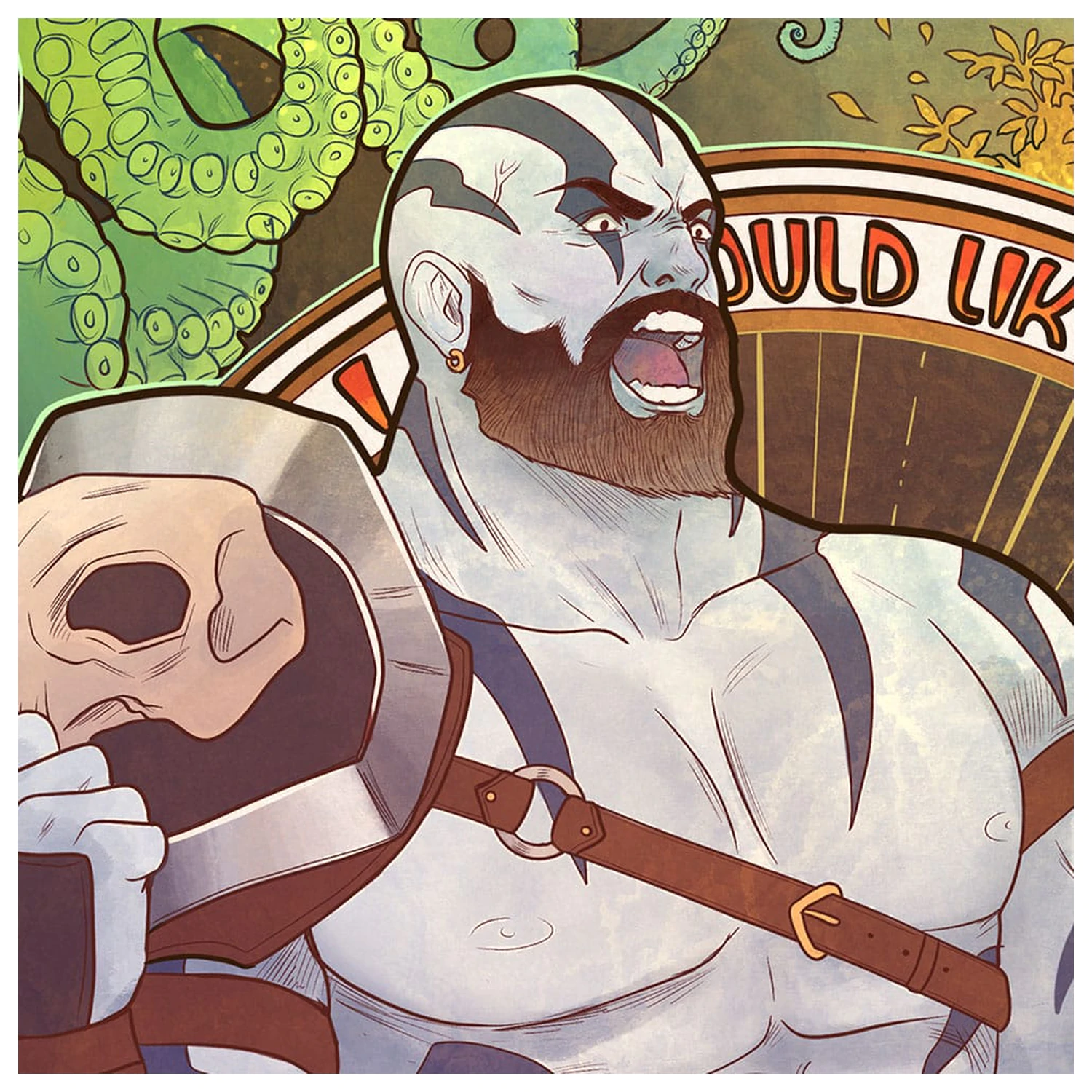 Critical Role Kunstdruck Travis Willingham: 10th Anniversary Art Nouveau Illustrations 46 x 28 cm - ungerahmt Produktfoto