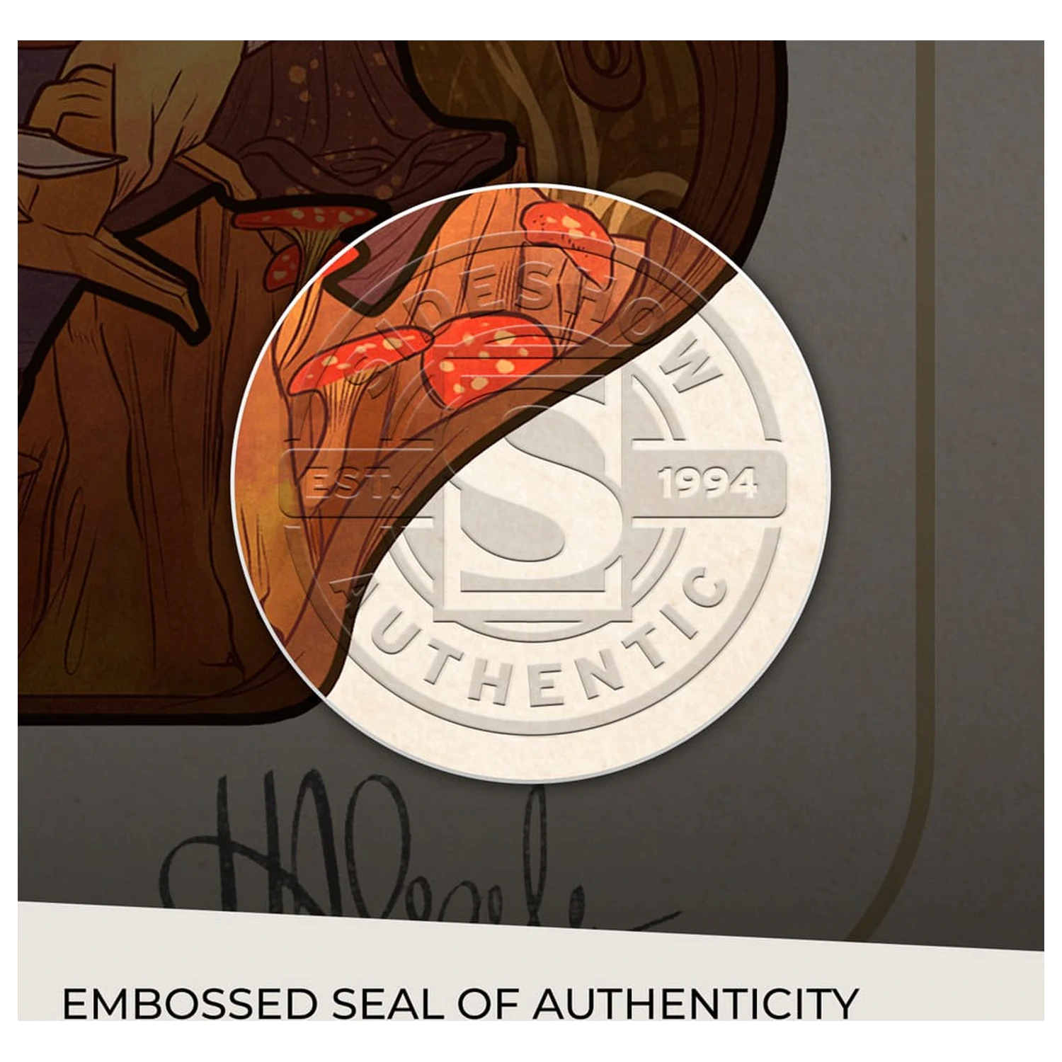 Critical Role Kunstdruck Travis Willingham: 10th Anniversary Art Nouveau Illustrations 46 x 28 cm - ungerahmt Produktfoto