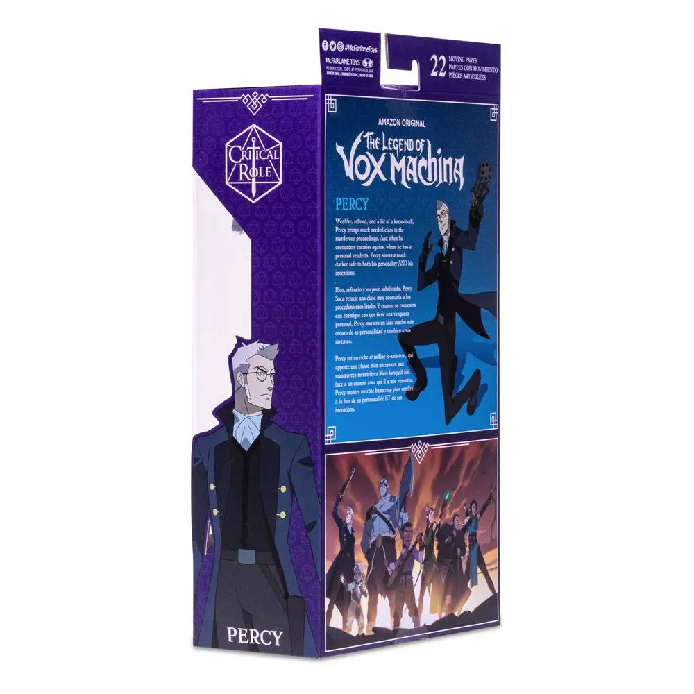 Critical Role The Legend of Vox Machina Actionfigur Percy 18 cm Produktfoto
