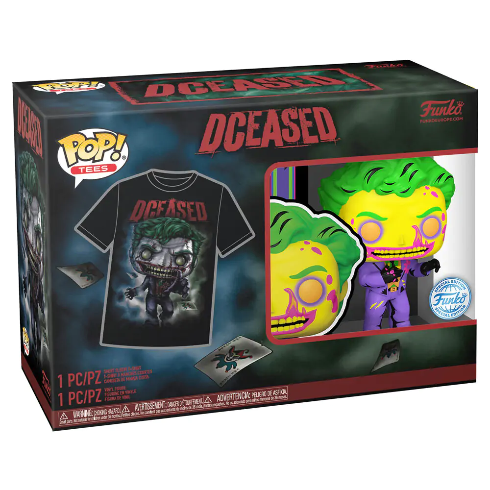 DC Comics POP! & Tee Vinyl Figur & T-Shirt Set Joker termékfotó