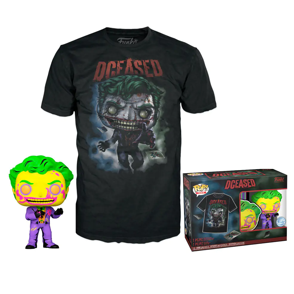 DC Comics POP! & Tee Vinyl Figur & T-Shirt Set Joker termékfotó