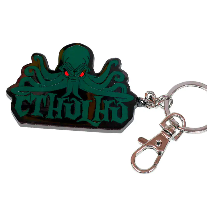 Cthulhu Metall Schlüsselanhänger Produktfoto