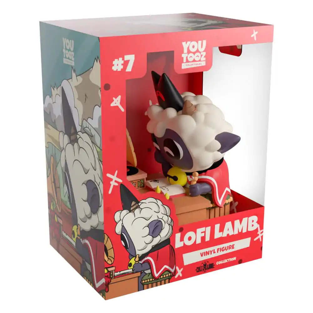 Cult of the Lamb Vinyl Figur Lofi Lamb 9 cm Produktfoto