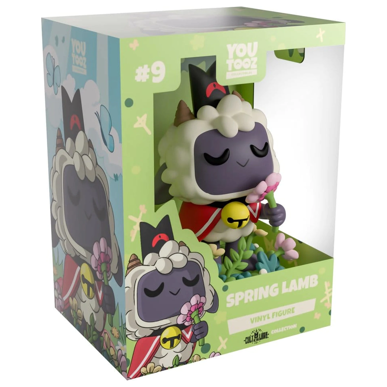 Cult of the Lamb Vinyl Figur Spring Lamb 10 cm Produktfoto