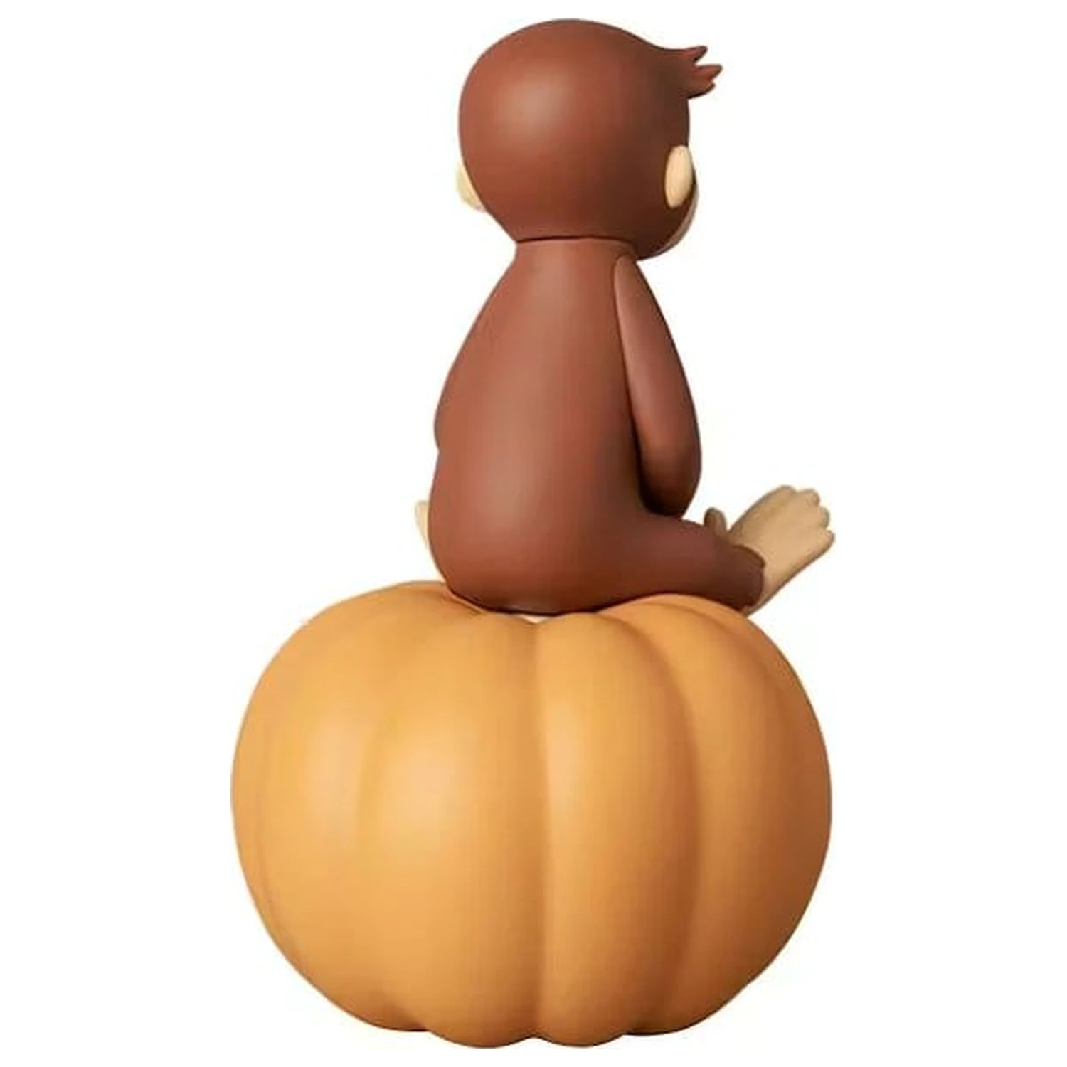 Curious George UDF Mini Figur mit Kürbis 6 cm Produktfoto