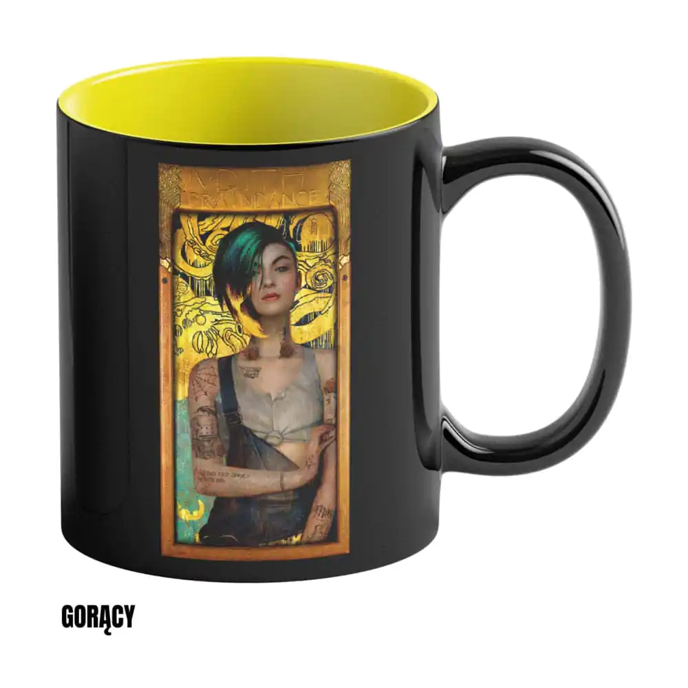 Cyberpunk 2077 Game Art Chronicles Heat Change Tasse Judy, inspiriert von Gustav Klimt 450 ml Produktfoto