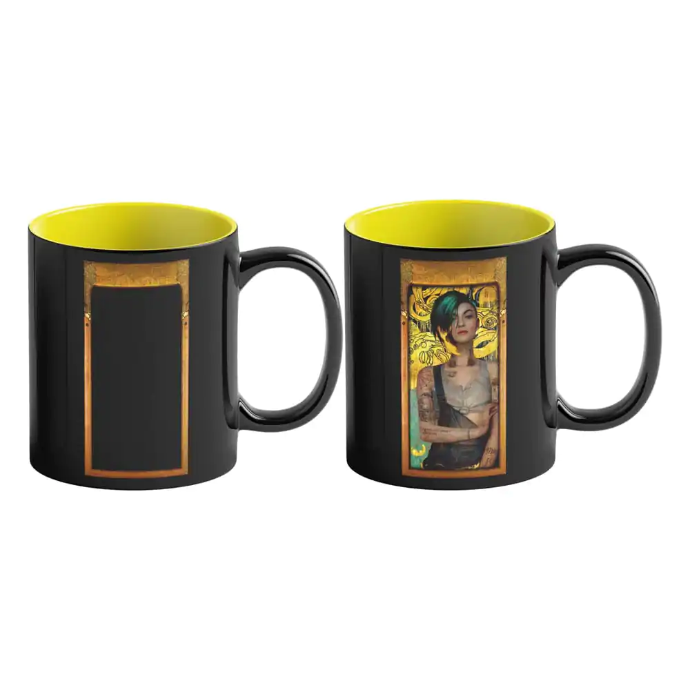 Cyberpunk 2077 Game Art Chronicles Heat Change Tasse Judy, inspiriert von Gustav Klimt 450 ml Produktfoto