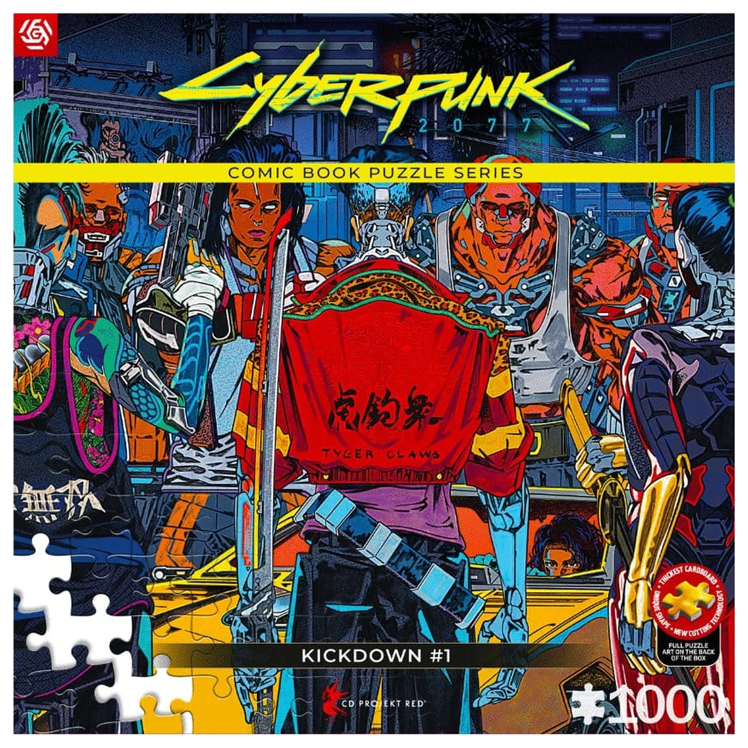 Cyberpunk 2077 Puzzle Kickdown (1000 Teile) Produktfoto
