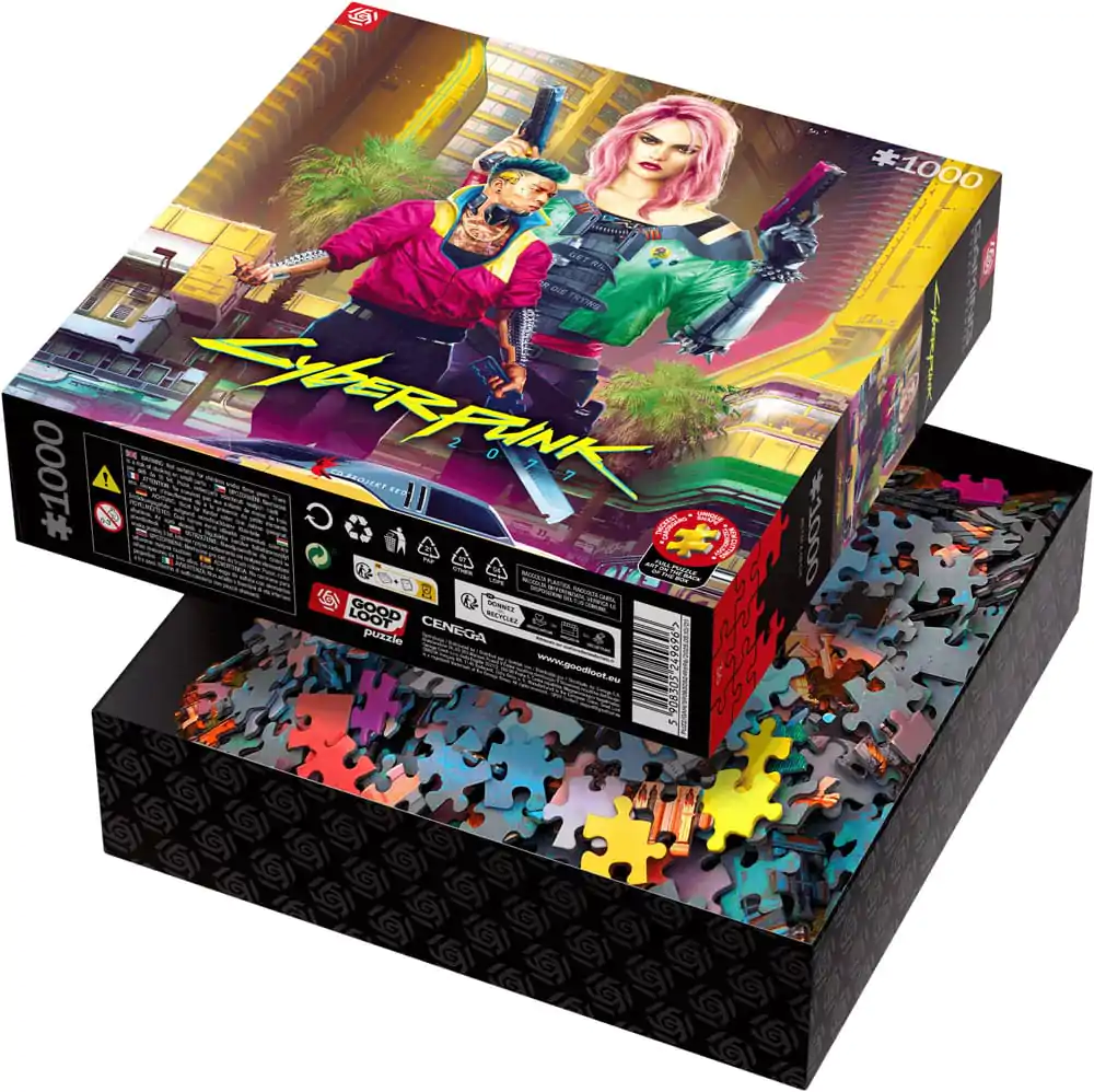 Cyberpunk 2077 Puzzle Kitsch Style (1000 Teile) Produktfoto