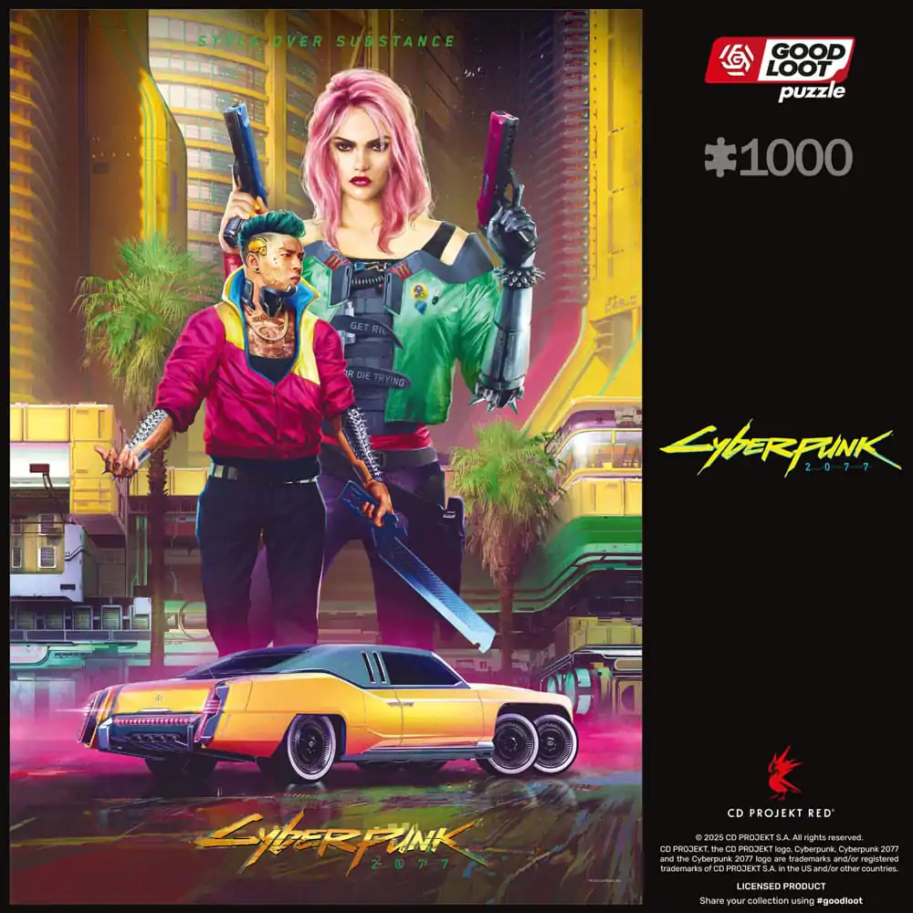 Cyberpunk 2077 Puzzle Kitsch Style (1000 Teile) Produktfoto