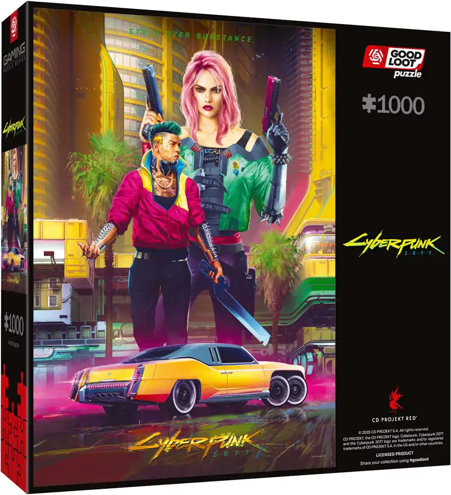 Cyberpunk 2077 Puzzle Kitsch Style (1000 Teile) Produktfoto