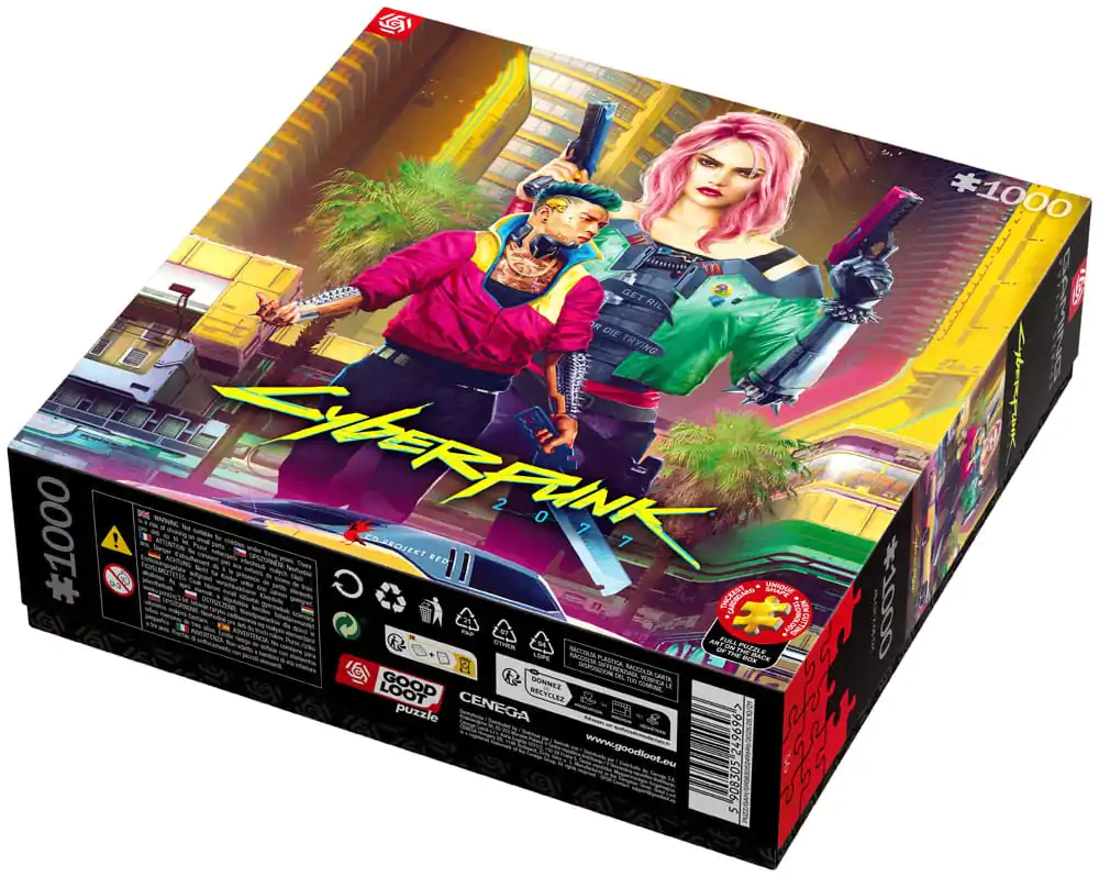 Cyberpunk 2077 Puzzle Kitsch Style (1000 Teile) Produktfoto
