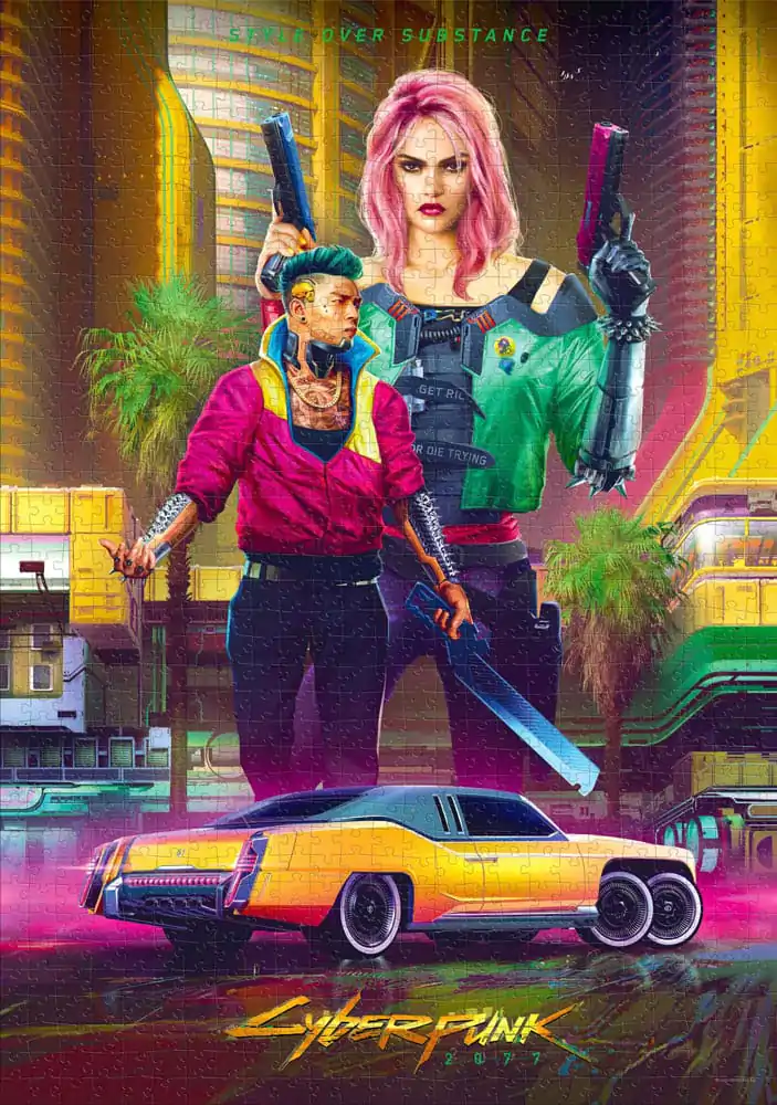 Cyberpunk 2077 Puzzle Kitsch Style (1000 Teile) Produktfoto