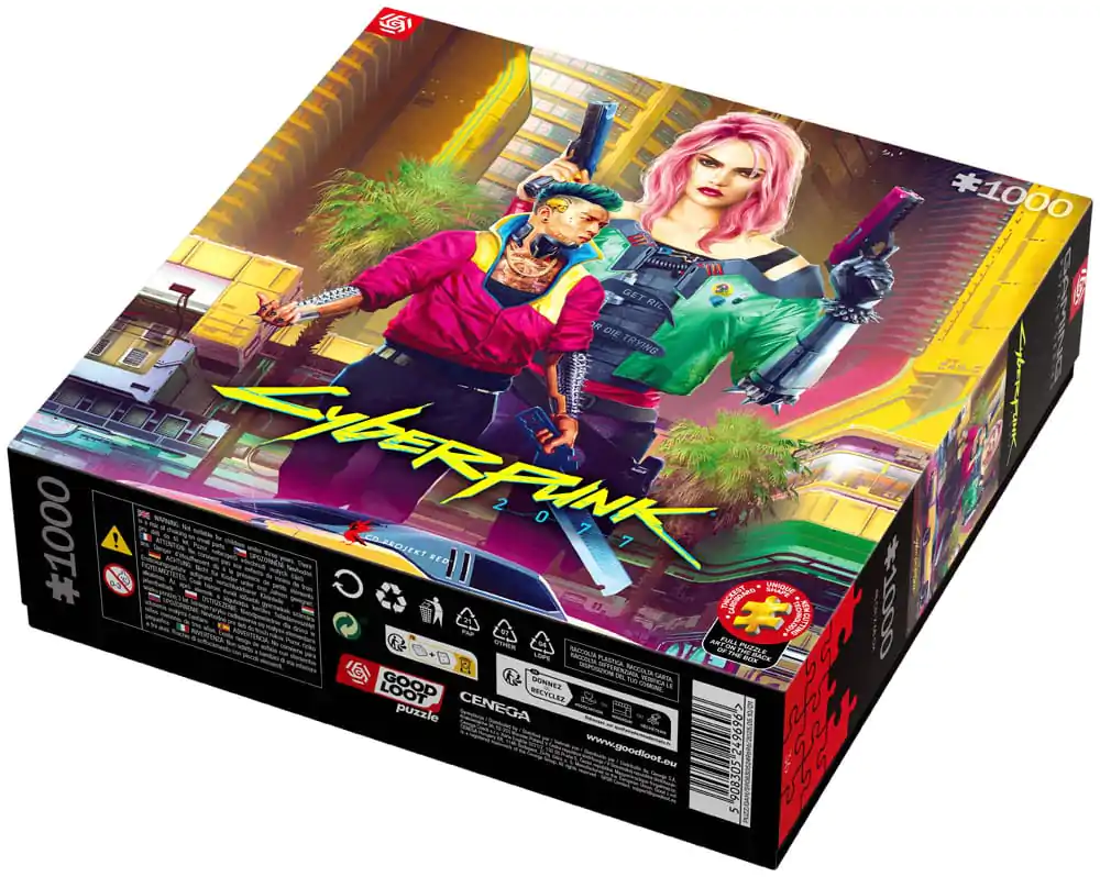 Cyberpunk 2077 Puzzle Kitsch Style (1000 Teile) Produktfoto