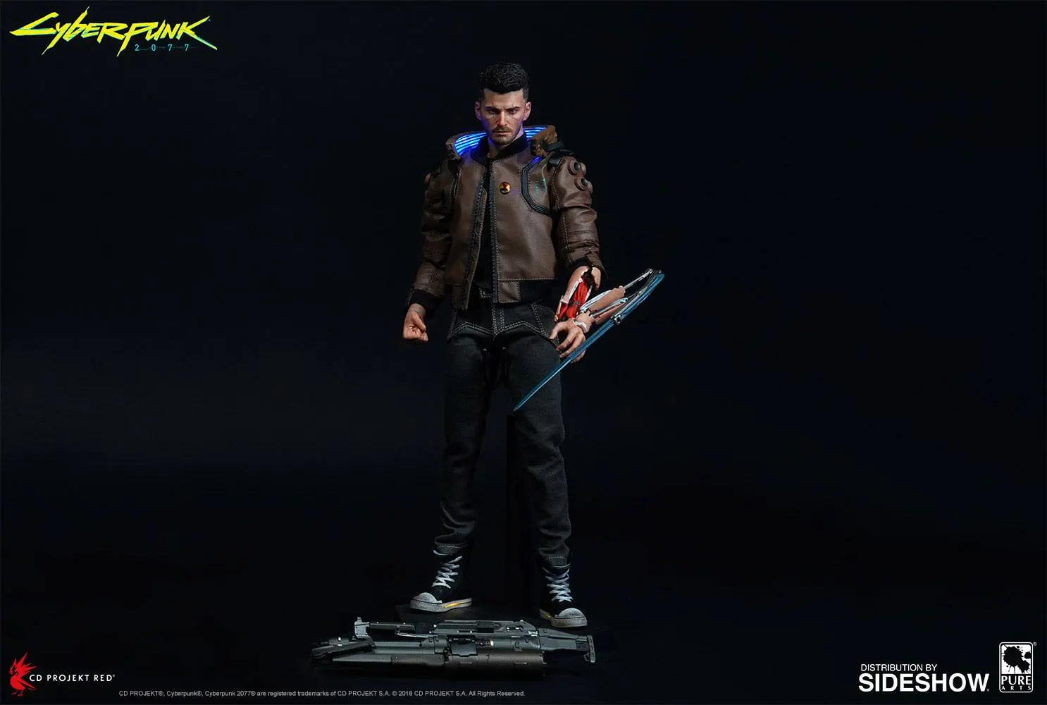 Cyberpunk 2077 Actionfigur Male V 30 cm Produktfoto