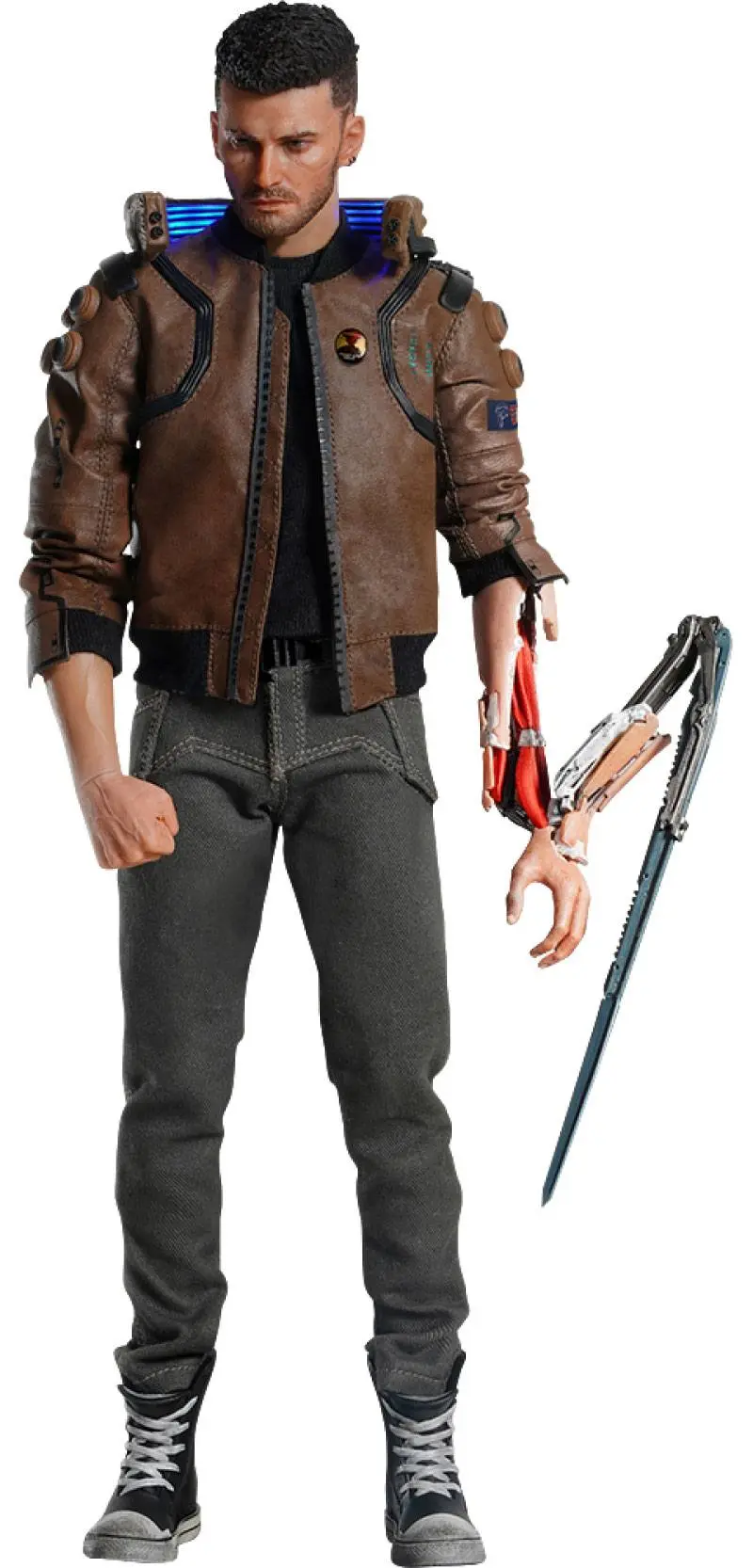 Cyberpunk 2077 Actionfigur Male V 30 cm Produktfoto