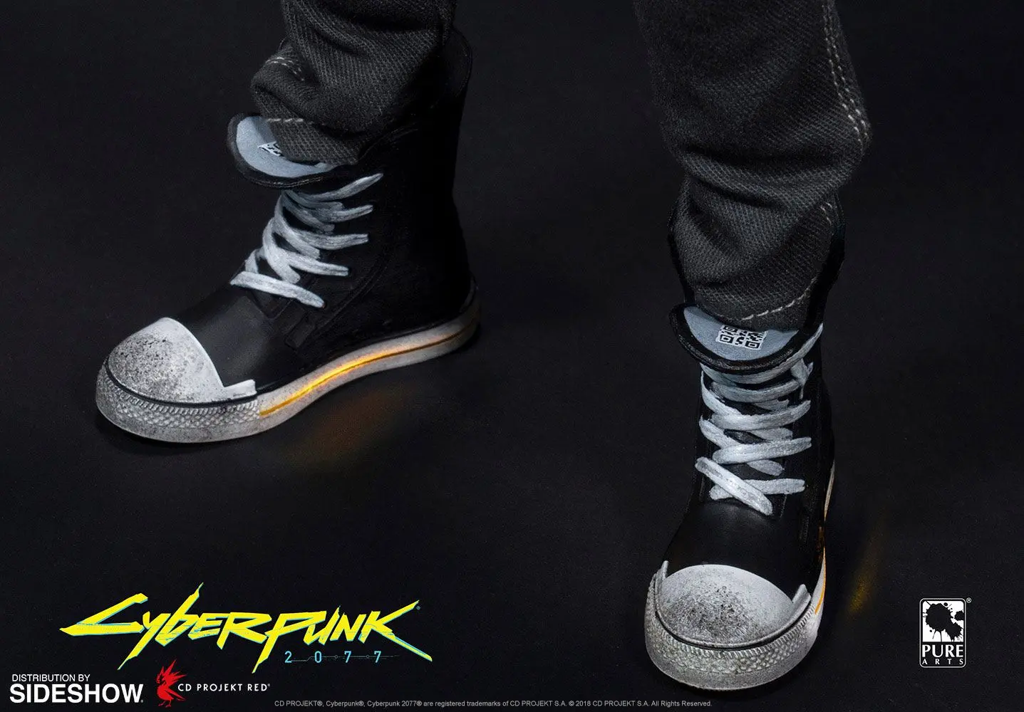 Cyberpunk 2077 Actionfigur Male V 30 cm Produktfoto