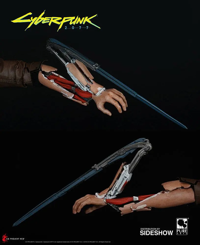 Cyberpunk 2077 Actionfigur Male V 30 cm Produktfoto
