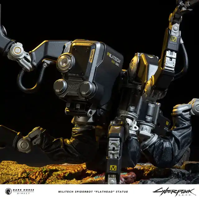 Cyberpunk 2077 Statue Militech Spiderbot "Flathead" 25 cm Produktfoto