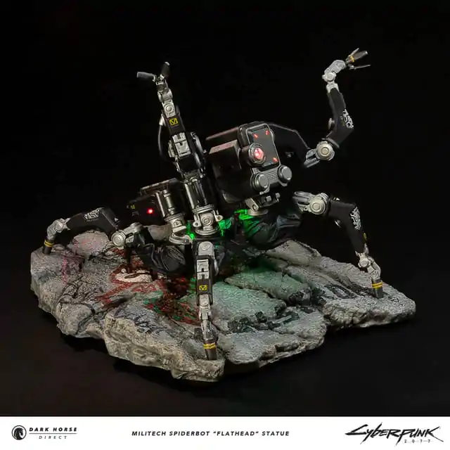 Cyberpunk 2077 Statue Militech Spiderbot "Flathead" 25 cm Produktfoto
